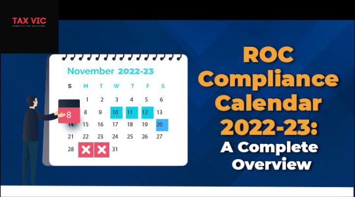RoC compliance calendar for Financial Year 2022-23