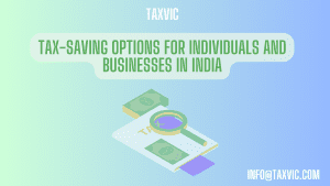 Saving Tax in India