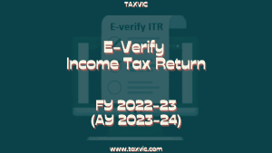 e-verify income tax return online itr verification