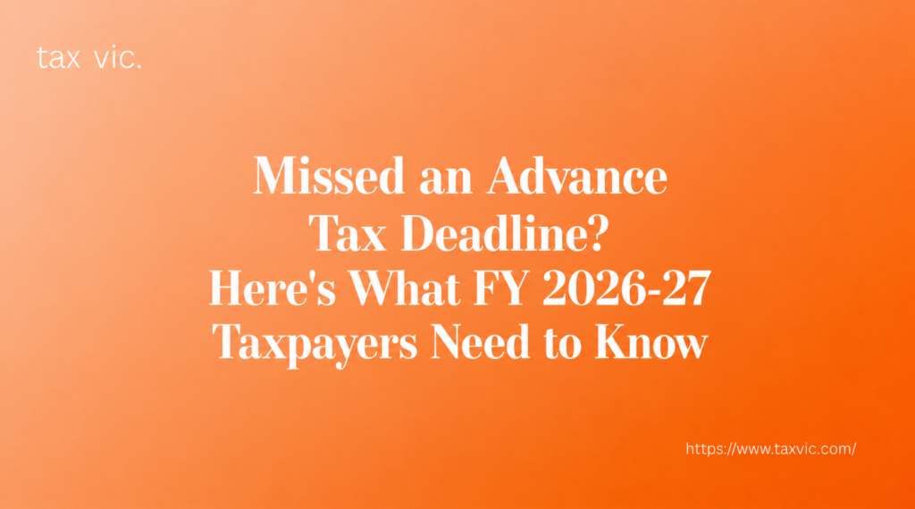 Advance Tax Payment 2026 27 Due Dates Applicability and How to Calculate It