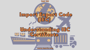 import export code (IEC)