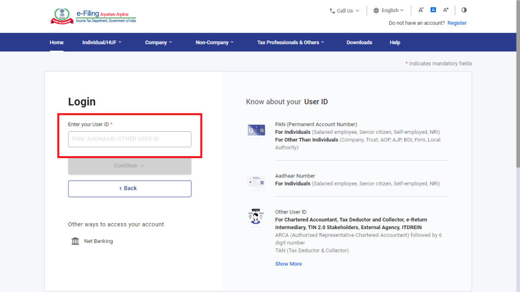 How To E-File ITR Online - Guide To Filing Income Tax Return, FY 2023-24 (AY 2024-25) 2 1