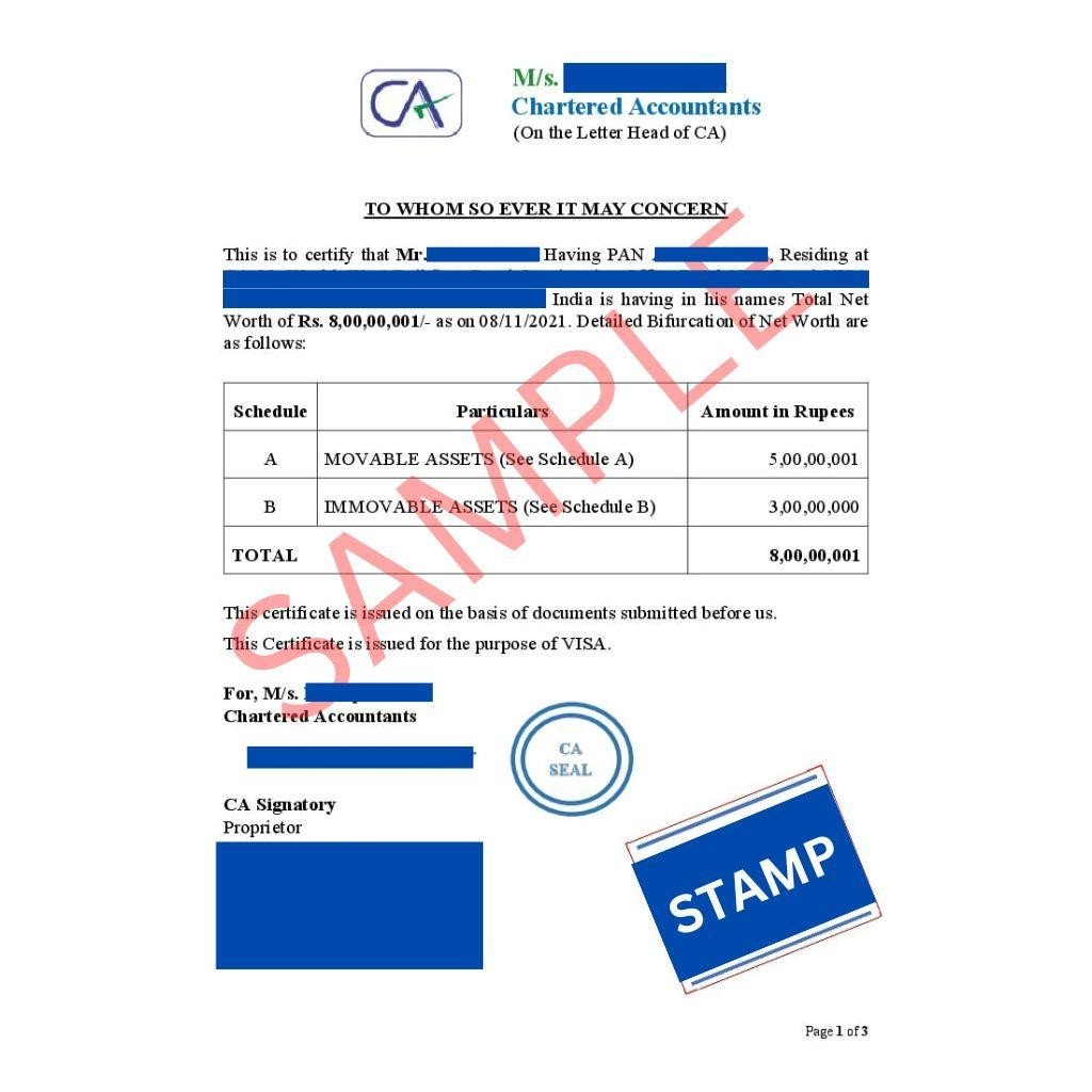 Net Worth Certificate: What It Is? How Does It Work? 2 sample net worth certificate
