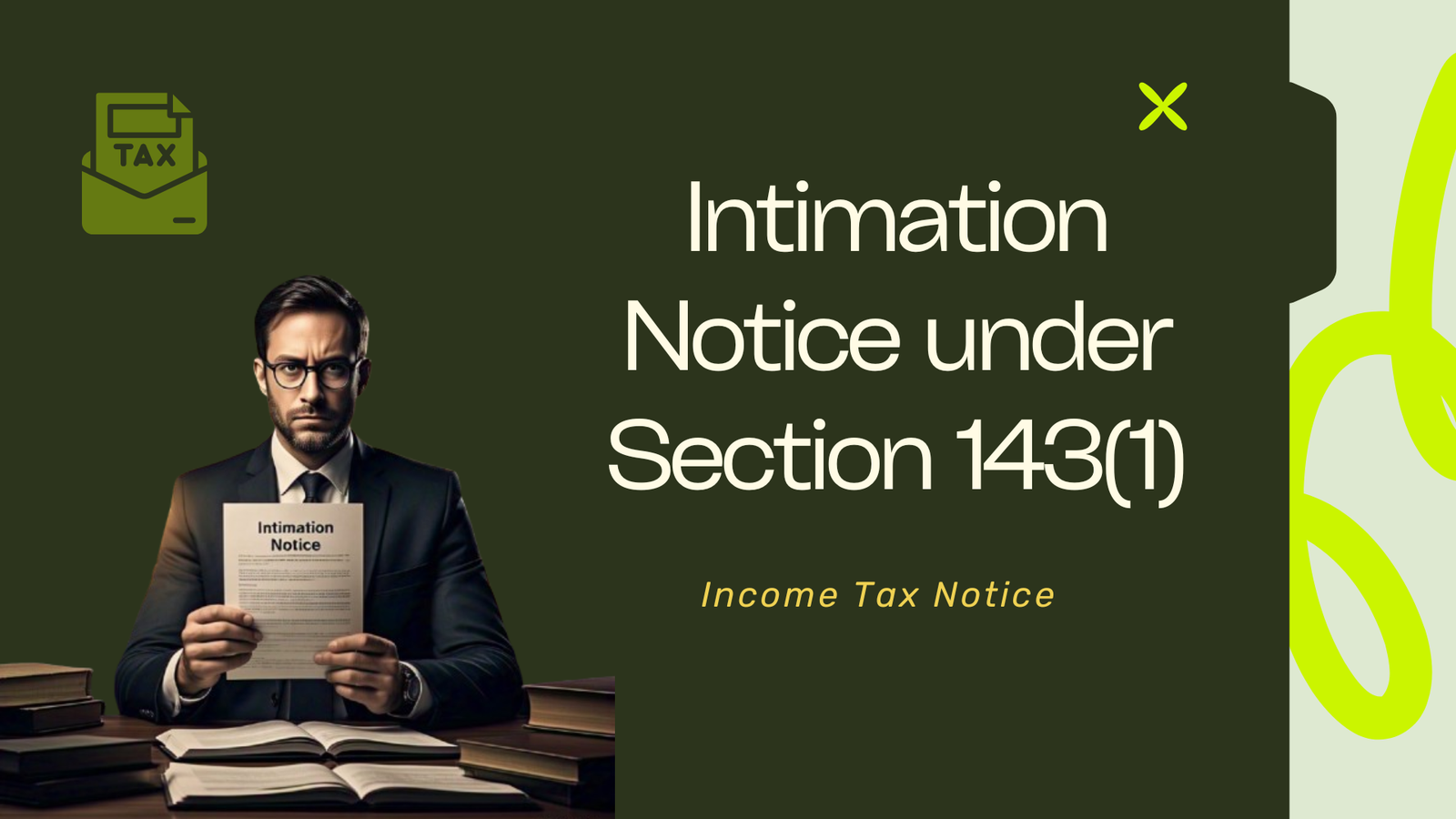 Intimation Notice under Section 143(1)