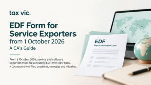 EDF Form for Service Exporters