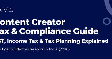 Content Creator Tax & Compliance Guide in India