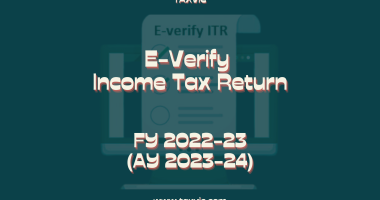 e-verify income tax return online itr verification
