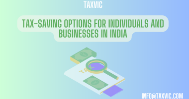 Saving Tax in India
